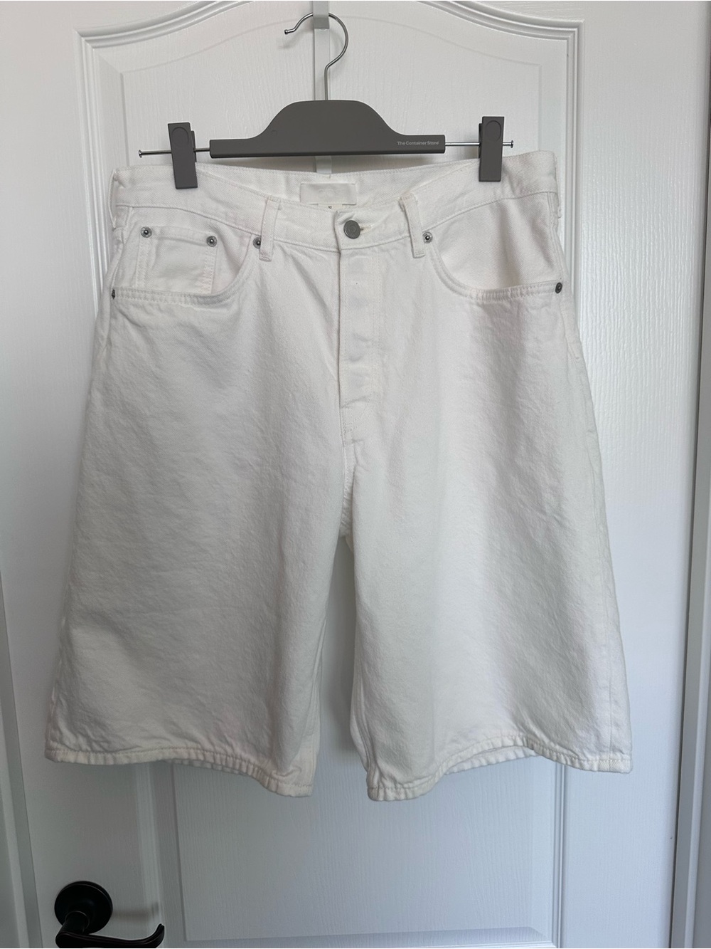 COS Knee-Length Denim Shorts - Picture 2 of 4